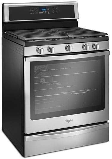 whirlpool gas range cook timer option